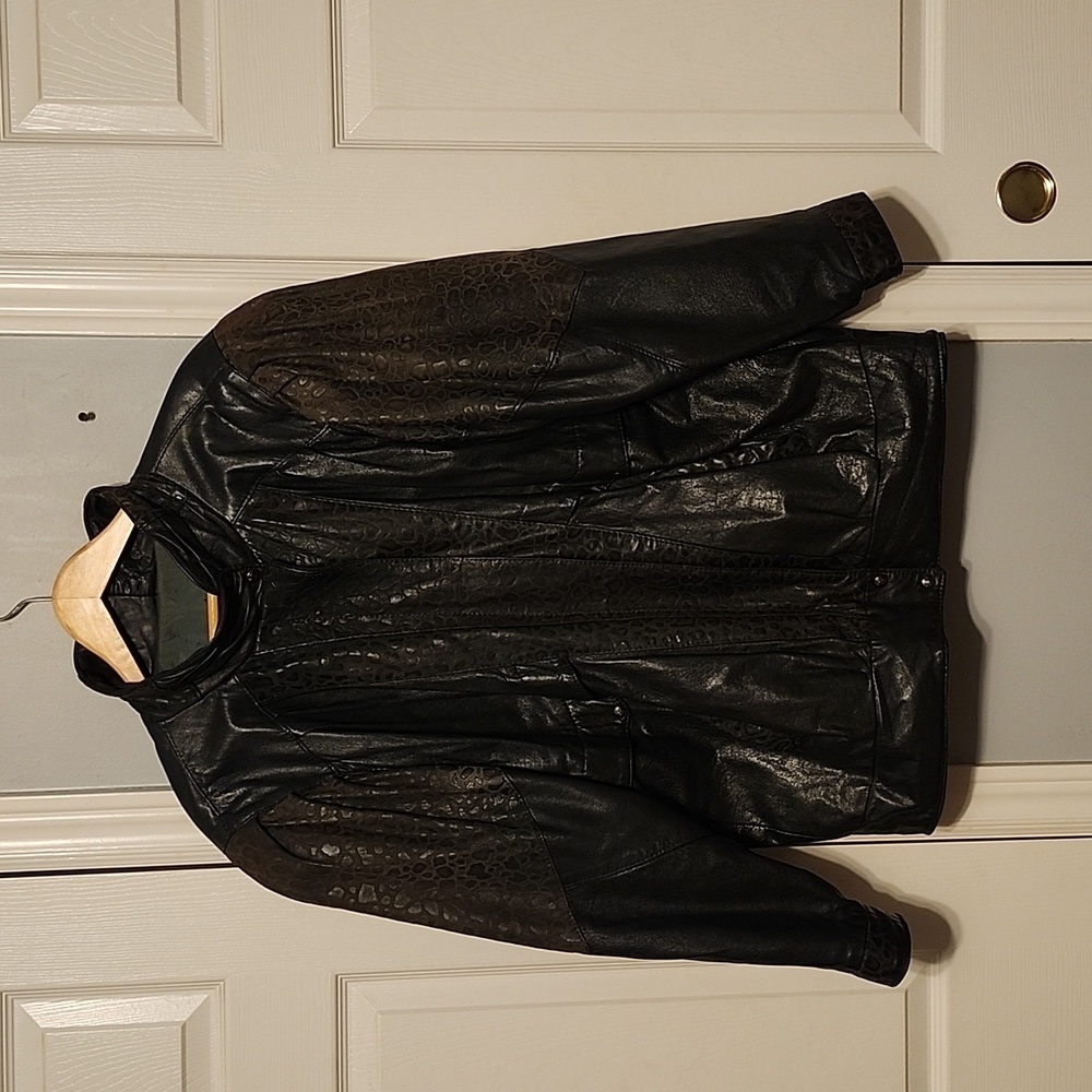 Leather vintage jacket